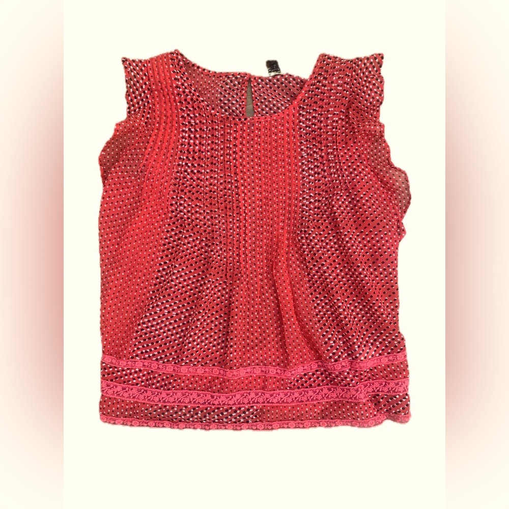 Vintage Silk Sleeveless Top